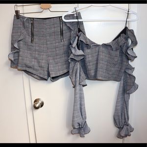 Women’s plaid set